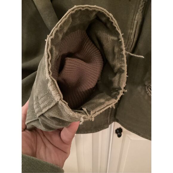 SOLD SOLD Carhartt Womens Sierra Jacket Sz M Sherpa Lining Olive Moss Vintage - Picture 4 of 11